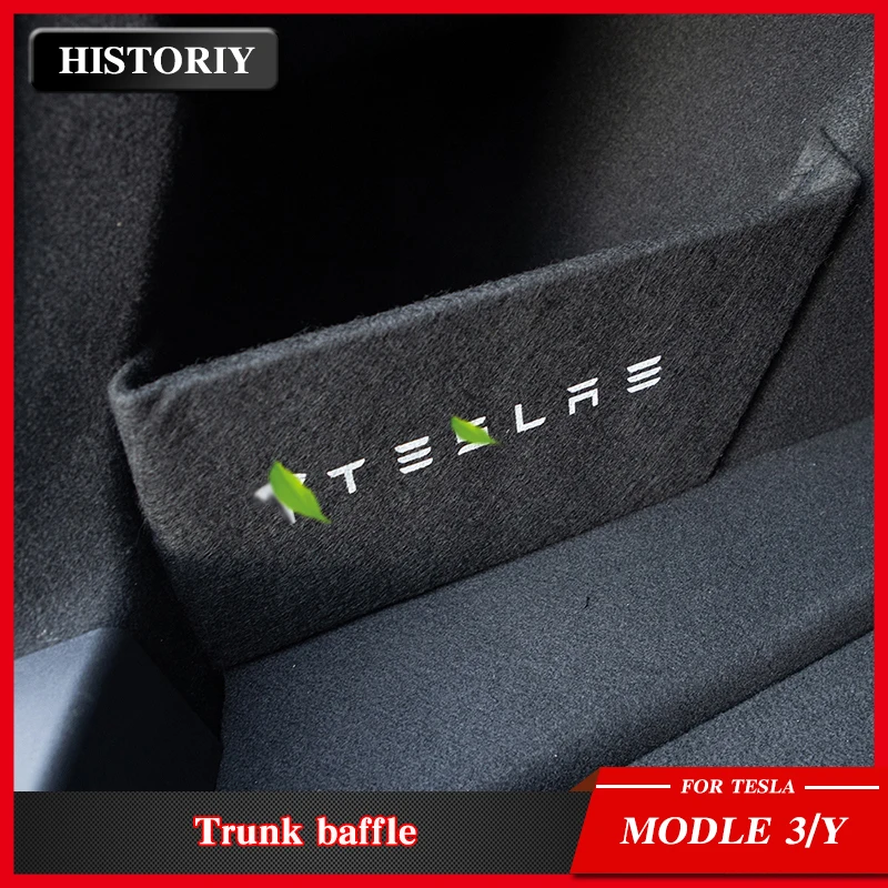 

Model3 For Tesla Model 3 2022 Accessories Trunk Partition Parts Car Tail Box Storage Baffle Model Y 2021-2017 Year