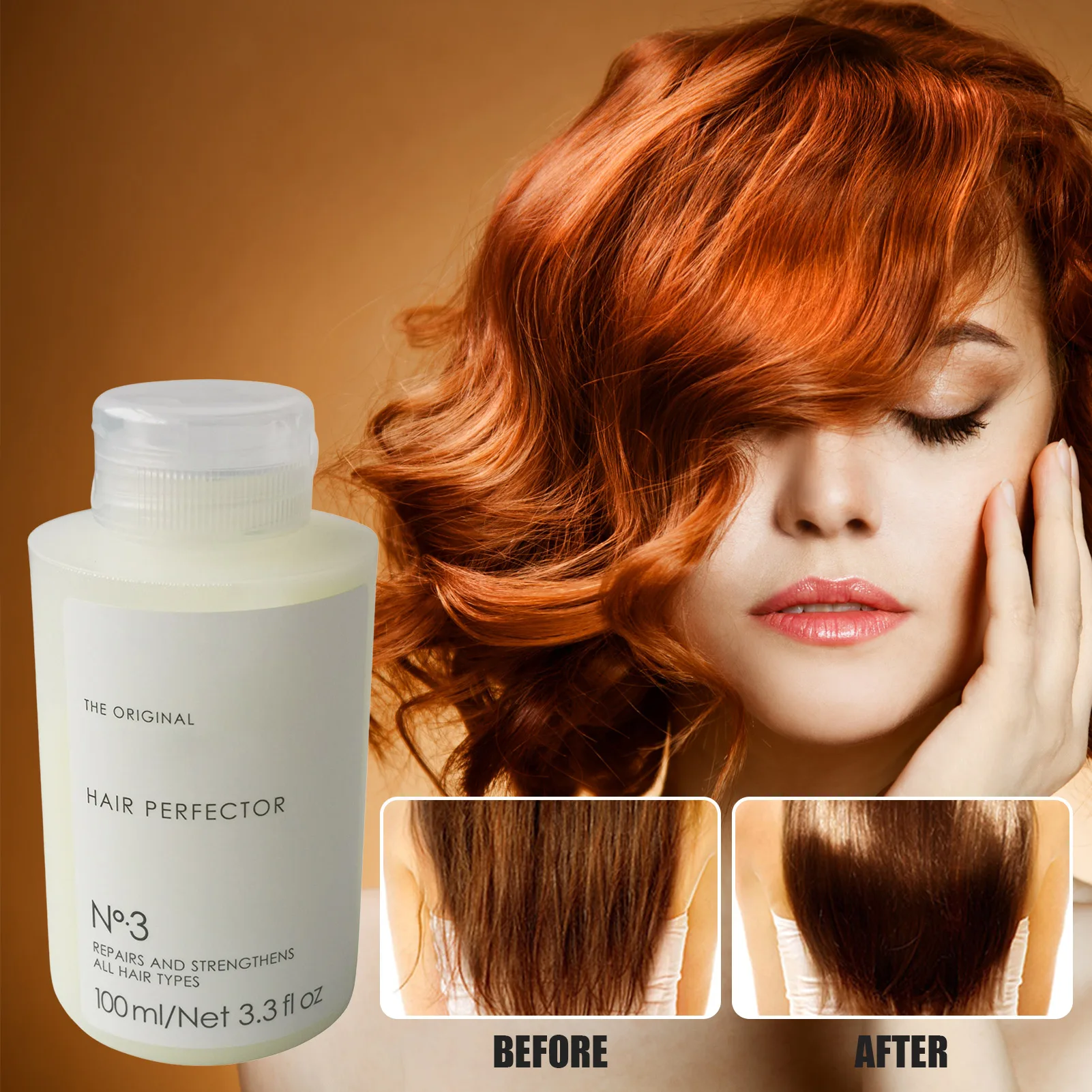 

Hair Perfector N3 Repairs And Strengthens All Hair Types NO Bond Smoother 100ml Dye Repair Agent Conditioner Hair Care Strengt
