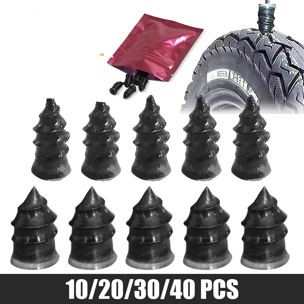 

Tyre Repair Nail Kit for Car Motorcycle Scooter Tire Repair Tool Set Puncture Repair Tubeless Repair Rubber Nail with Bag