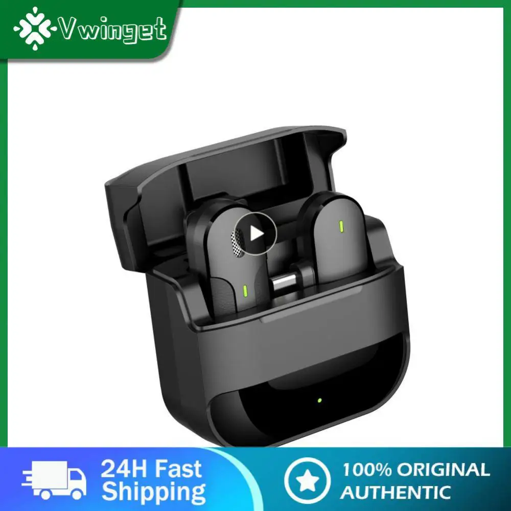 Мини-петличный беспроводной микрофон, портативный телефонный микрофон с ультра-низкой задержкой, цифровой силиконовый микрофон для Iphone M8/m8