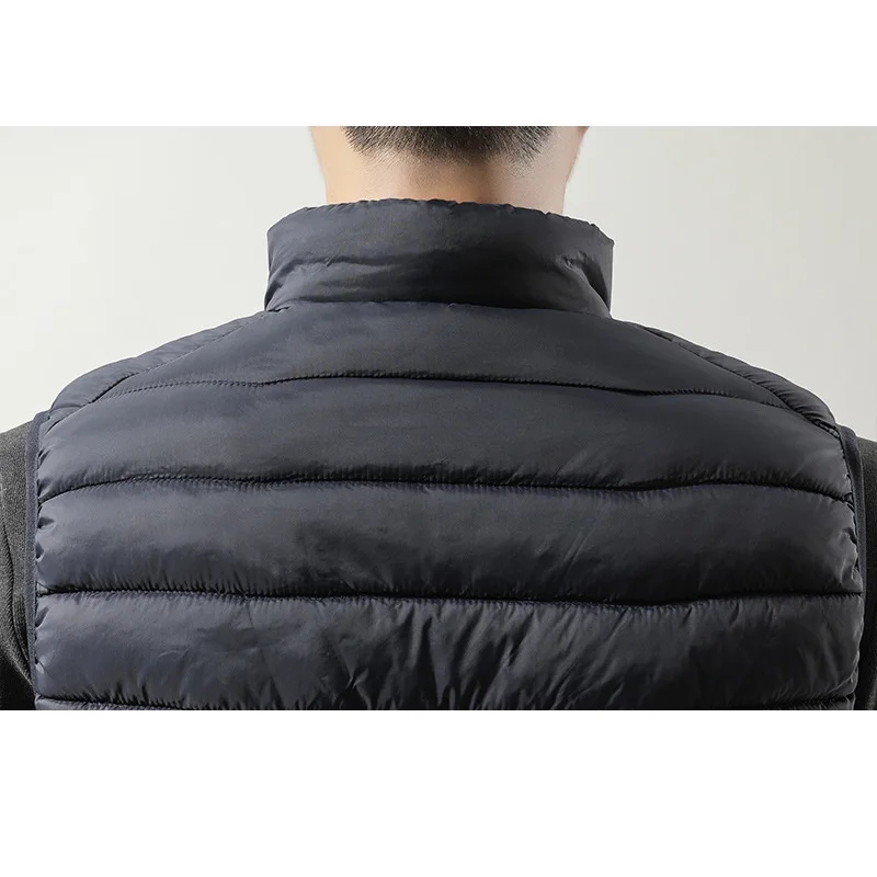 New Cotton Vest Men's Light Cotton Jacket Winter Warm Vest Sleeveless Vest Men's Cotton Casual Jacket Men Jacket