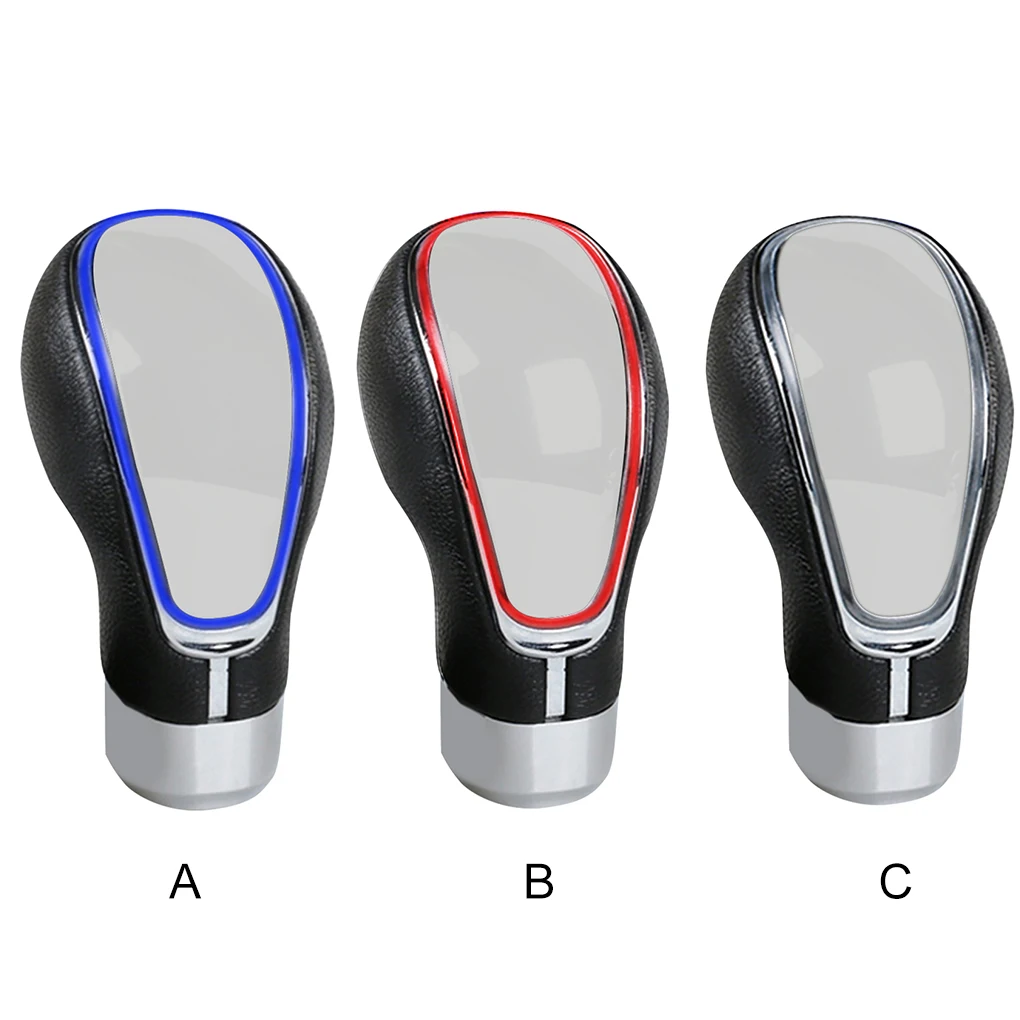 

Фотографический рычаг переключения передач искусственной кожи