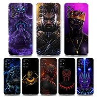 clear phone case for samsung a01 a02 a02s a11 a12 a21 s a31 a41 a32 a51 a71 a42 a52 a72 silicone cover black panther marvel