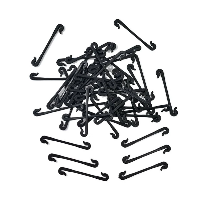 

H55A 50Pieces Vines Fastener Tied Buckle Hook Plant Vegetable Grafting Clips Fixed Hook Agricultural Greenhouse Supplies