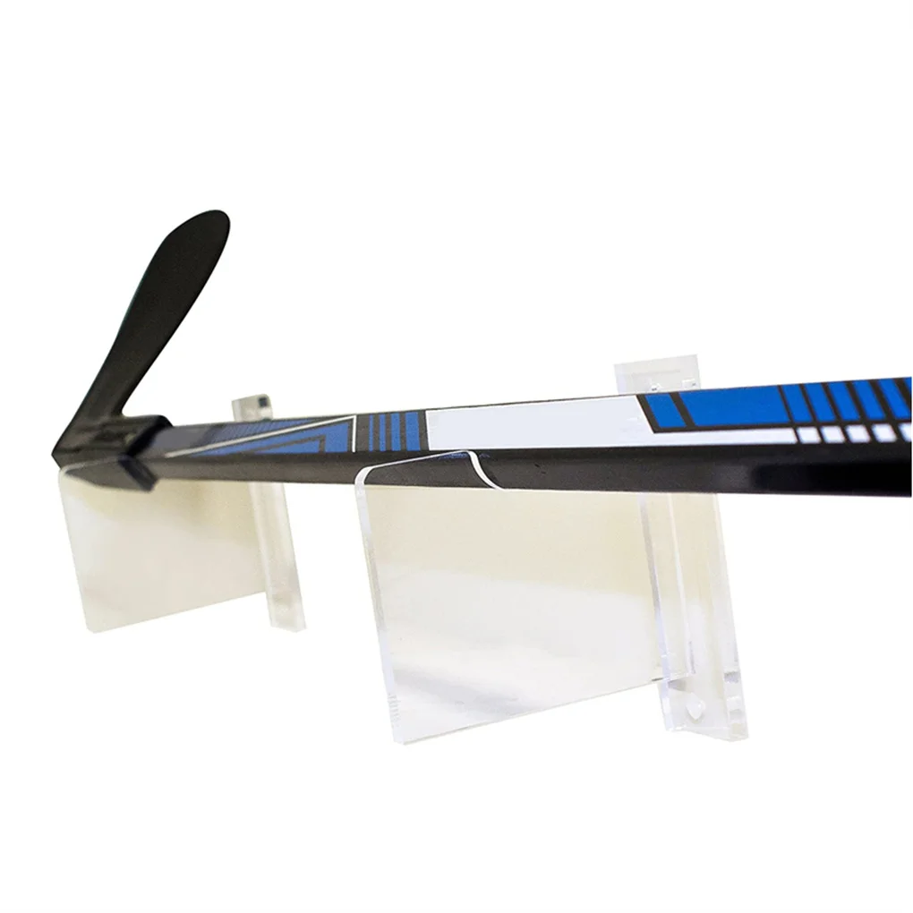 1 Набор стойка для клюшек хоккея акриловая полка хранения прочные держатели