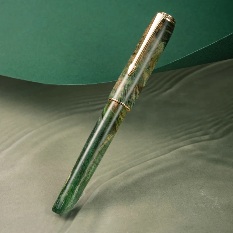 Горячая Hongdian A7 стабильная деревянная уникальная текстура перьевая ручка No 6