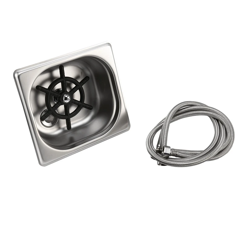 Мойка для стаканов автоматическая мойка из нержавеющей стали стекол промывка