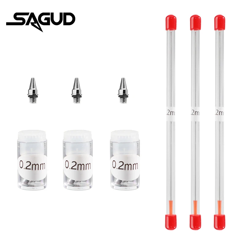 

SAGUD набор игл и сопел для аэрографа SD-3641(3080)