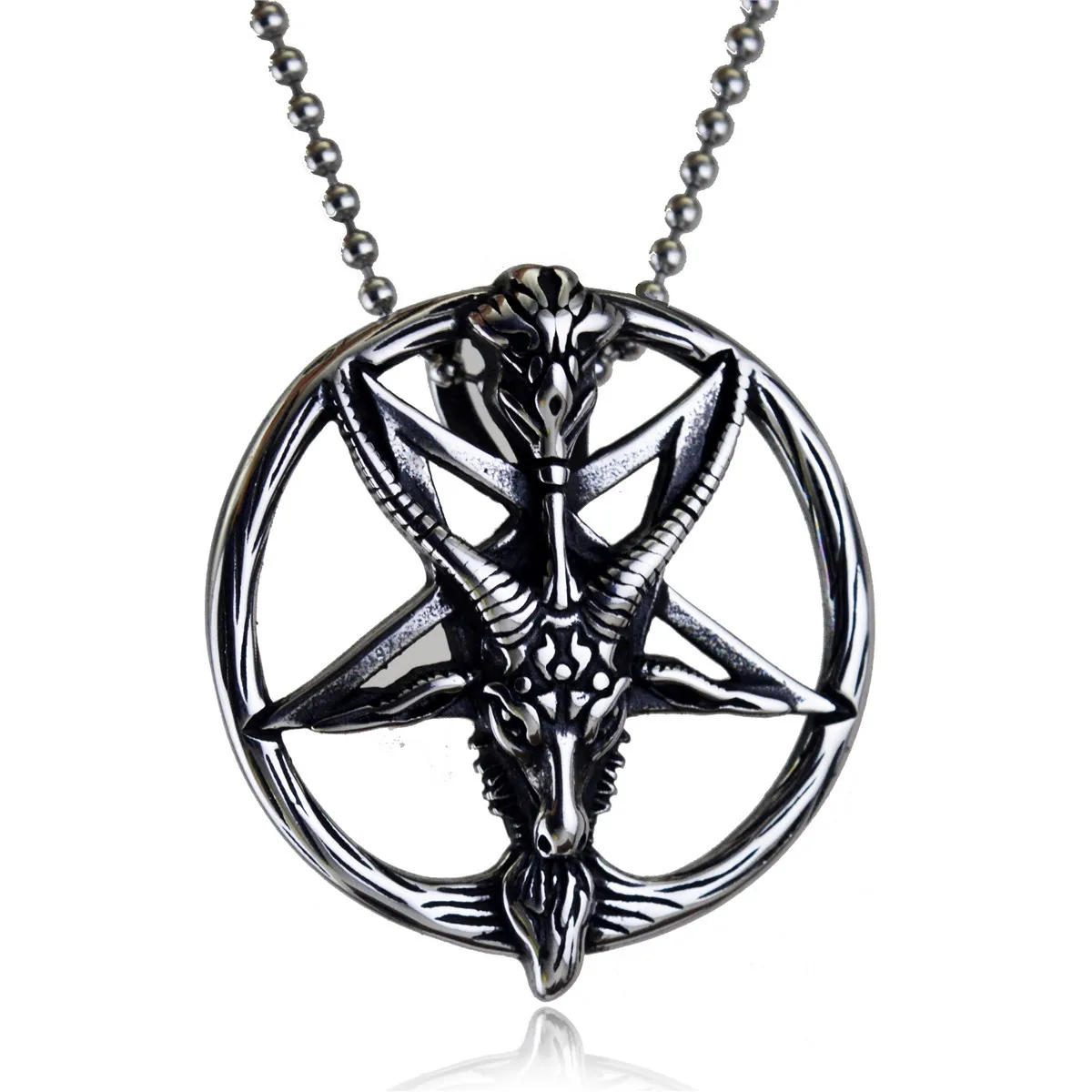 Готическая подвеска в виде ОЗУ рога черепа демона стиле ретро светящийся стиль