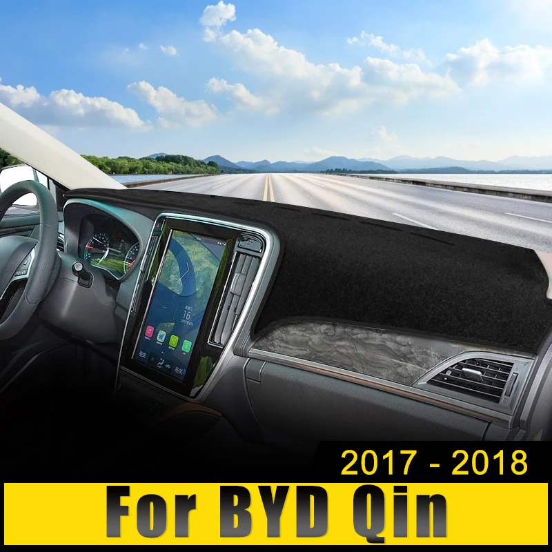 

Car Decoration Accessories For BYD Qin 2017 2018 Dashboard Cover Avoid Light Pad Sun Shade Case Anti-UV Carpets Non-Slip Mats