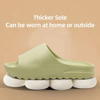 EVA Colorful Cloud Sandals House Slippers Indoor Soft Shower Shoes Kids Women Platform Heels Outdoor Men Summer Home Slides Cute