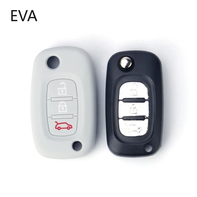 

Silicone Key Case Cover for Renault Fluence Clio Megane for Mercedes for LADA Vesta Granta XRay Kalina Priora Sedan Sport