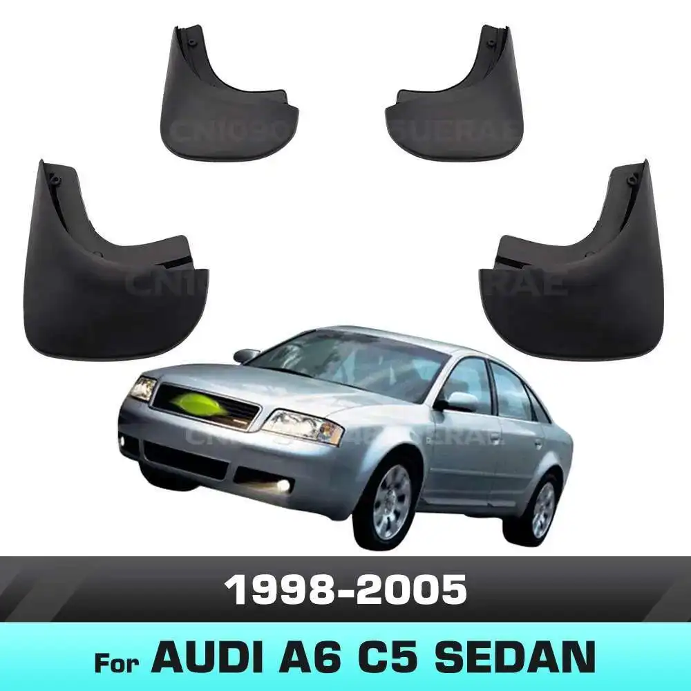 

ДЛЯ AUDI A6 C5 SEDAN 1998 1999 2000 2001 2002 2003 2004 2005 брызговики на крыло брызговики брызговики автомобильные аксессуары