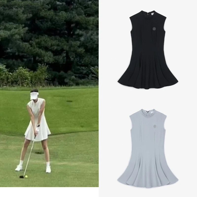 

South Cape New Golf Apparel Women's Sleeveless Dress Quick Dry, Breathable, Comfortable Big Swing Dress GOLF Sports Ball Jersey