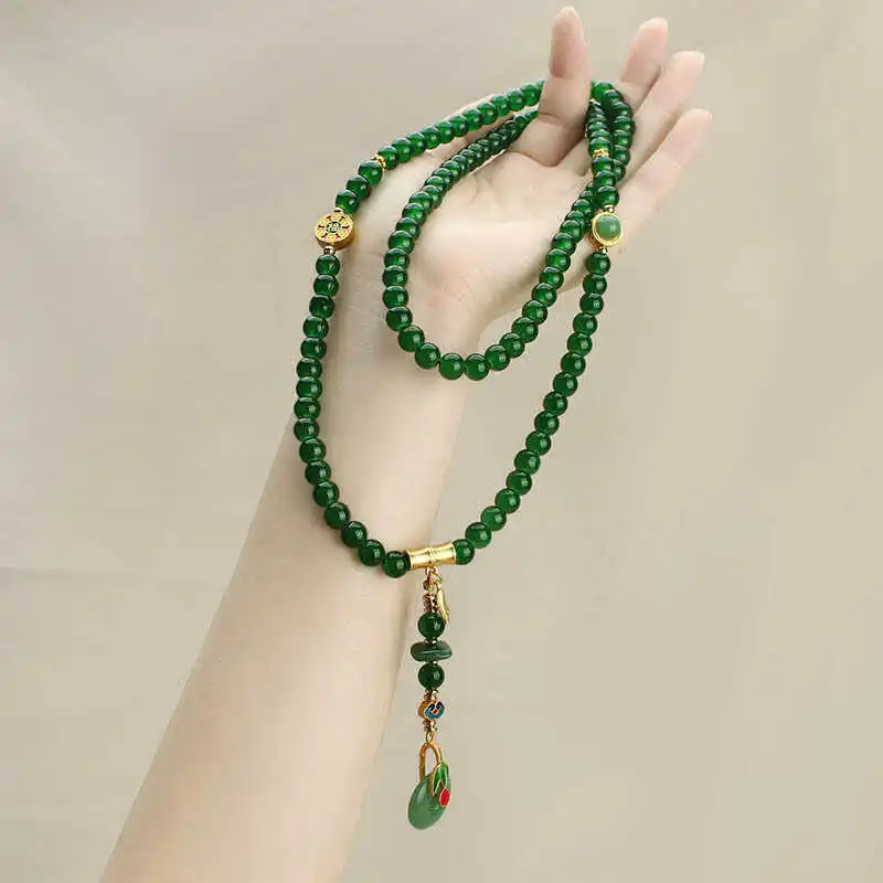 Новое китайское ожерелье с пряжкой в национальном стиле женское ретро