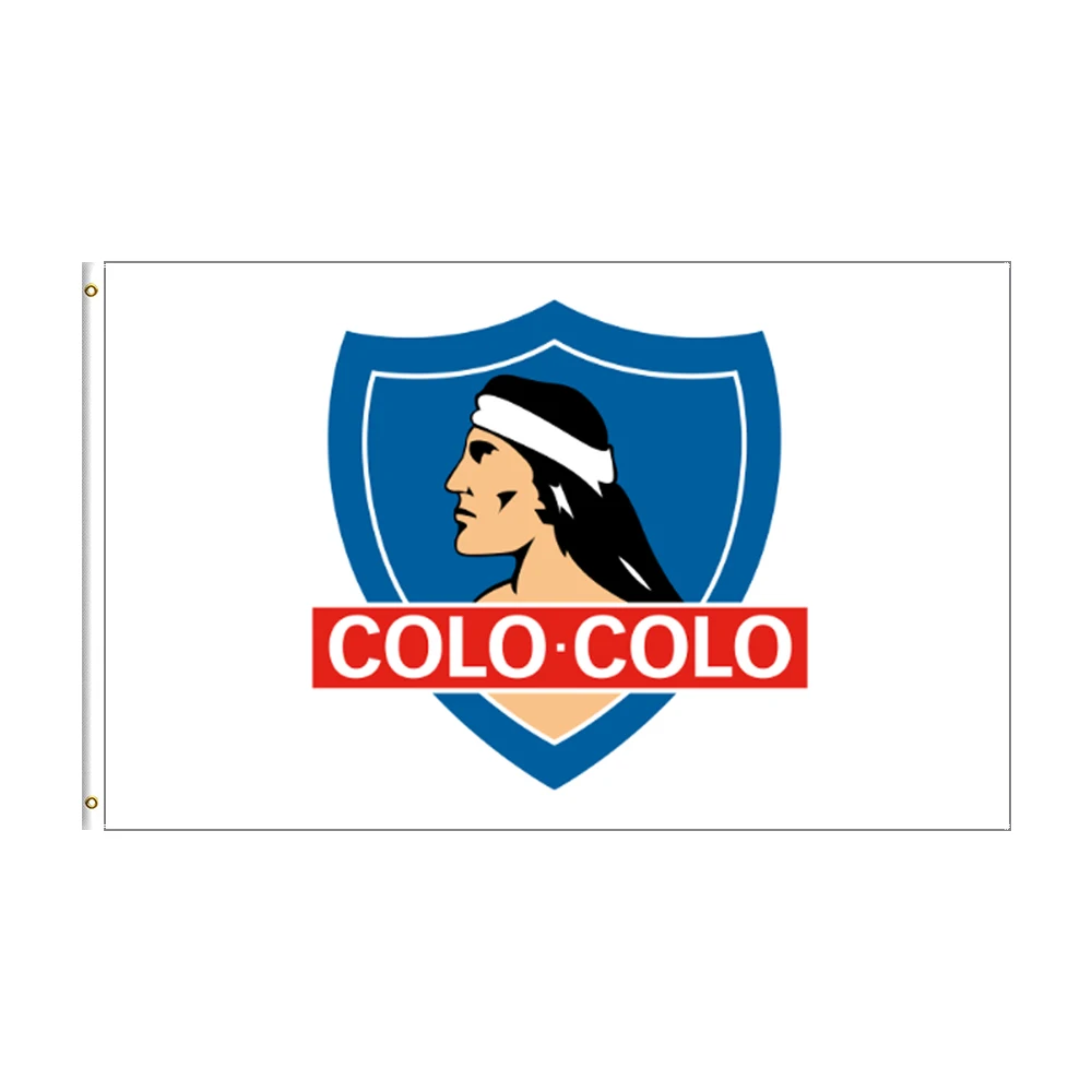 

3x5 Ft Nlb Flag Polyester Printed Chile Club Social Y Deportivo Colo Banner for Decor