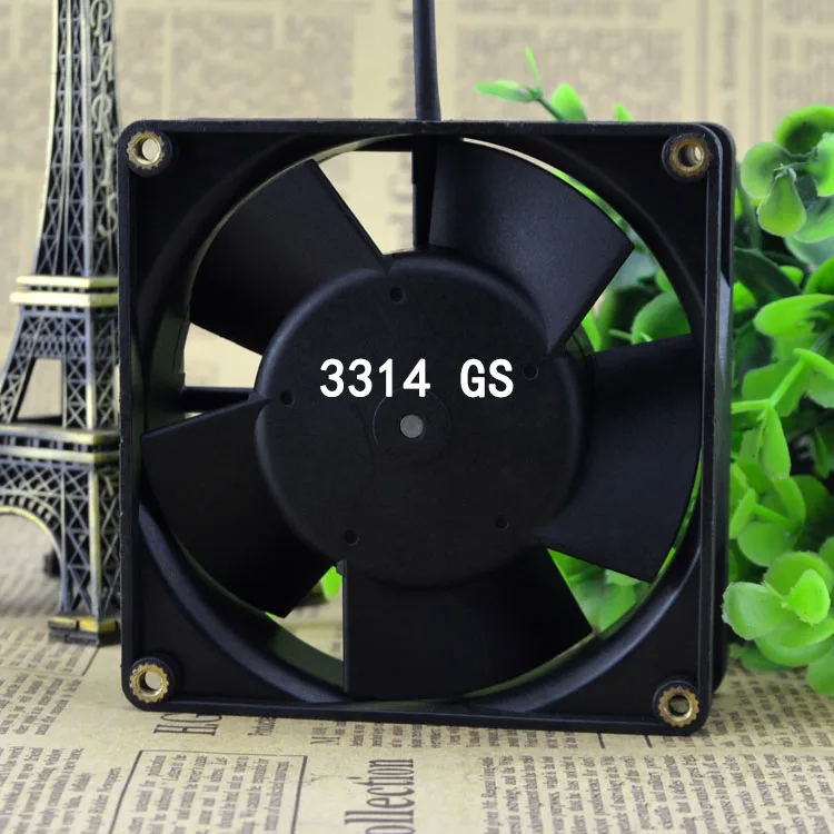 Объемный вентилятор для сервера 24 В 2 Вт 3 провода 3314 GS частота преобразователя