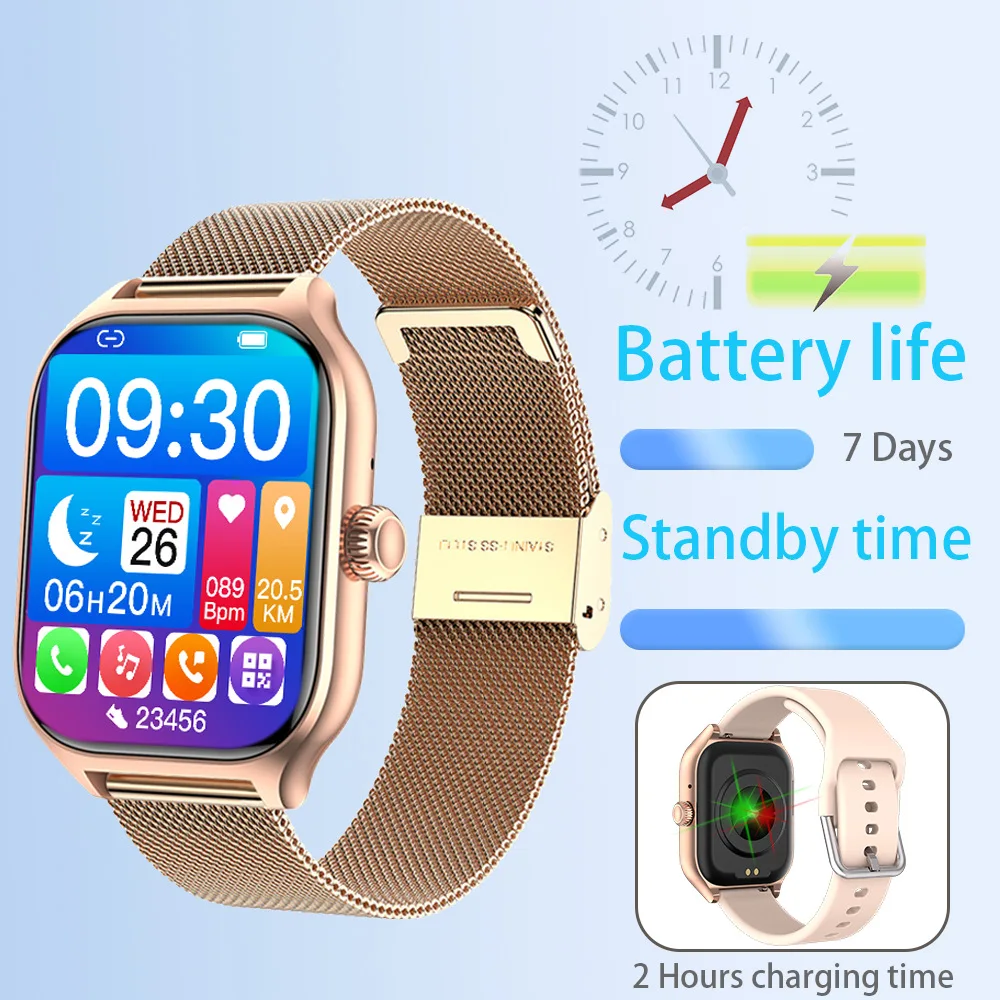 H16 HD Bluetooth Смарт-часы для звонков мужские спортивные фитнес-трекер монитор