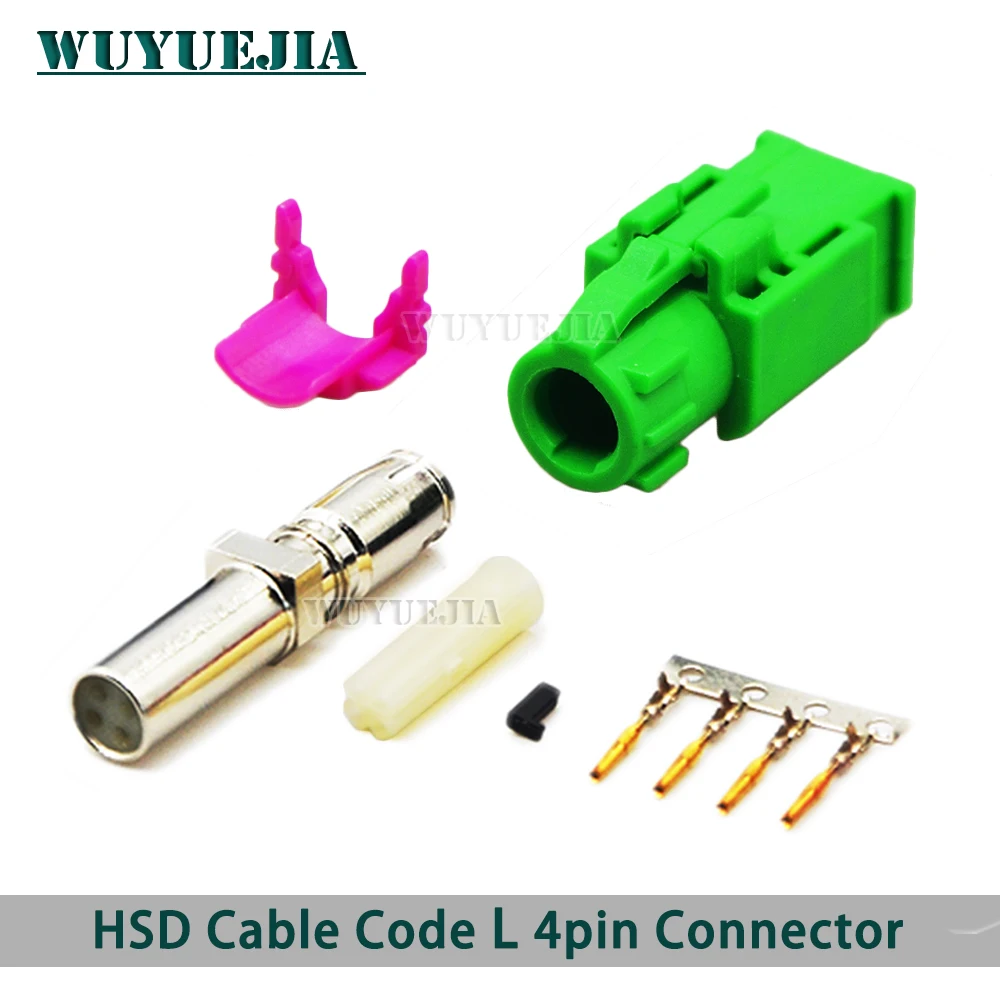 Новинка, коаксиальный радиочастотный коаксиальный соединитель Fakra Code L для Dacar 535 4-основной коаксиальный кабель