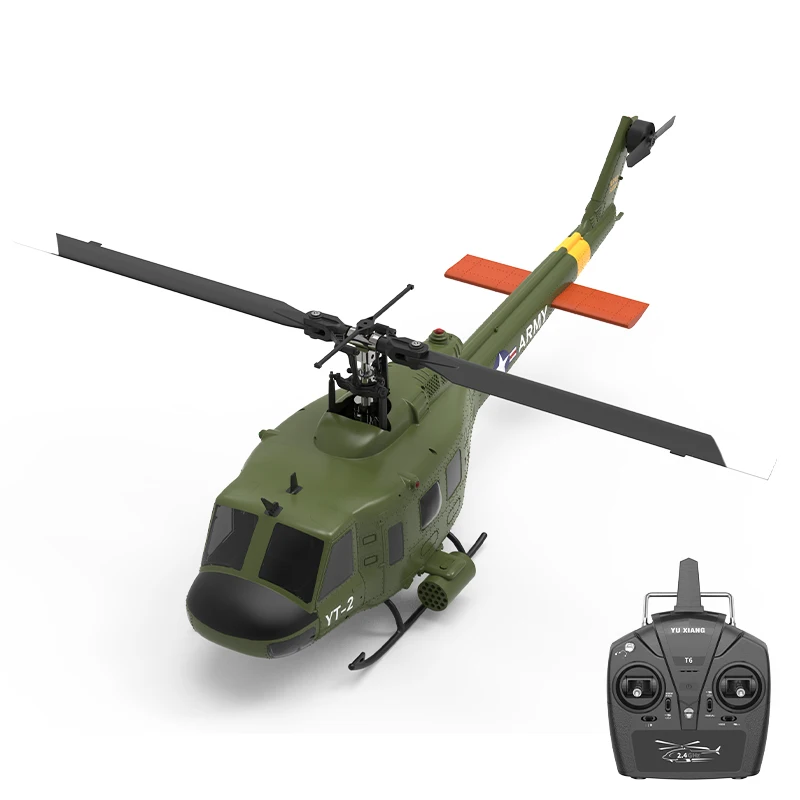 YUXIANG F07 Uh-1d HUEY масштаб 1/34 гироскоп стабилизированный бесщеточный двигатель