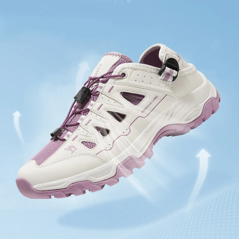 GOLDEN CAMEL Outdoor Hiking Shoes for Women Men Sneakers Anti-slip Wear-resistant Breathable Sports Water Shoes 2023 Summer New
