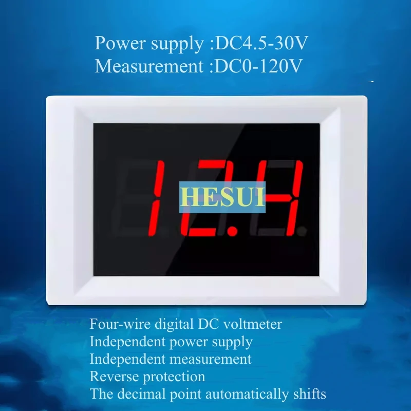 XH-B124 Встроенный цифровой вольтметр постоянного тока 0 1 в дисплей Источник