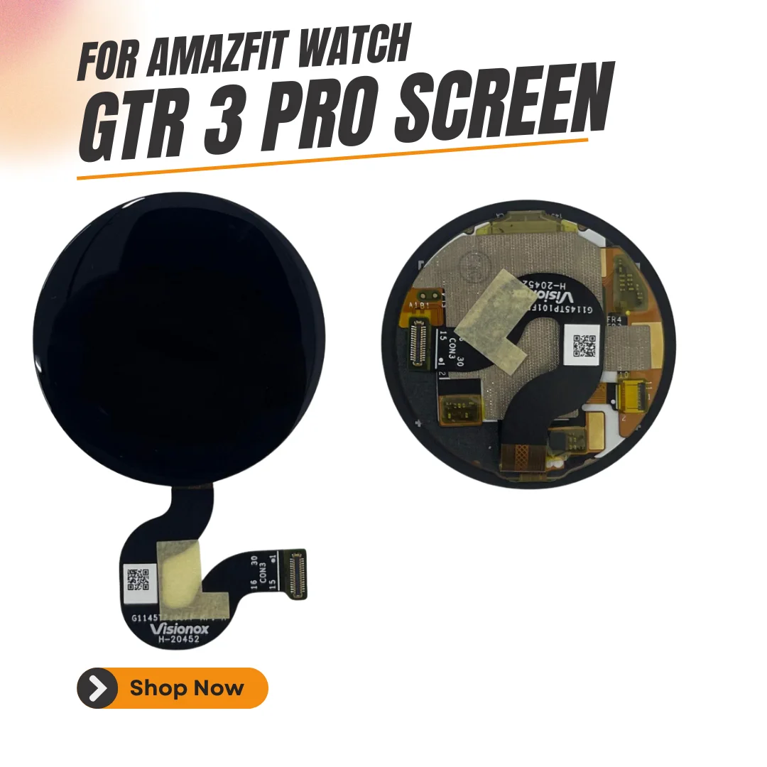 Фото Для Amazfit GTR 3 Pro ЖК-дисплей с цифровым преобразователем сенсорного экрана в сборе для Huami Amazfit GTR 3 Pro №1