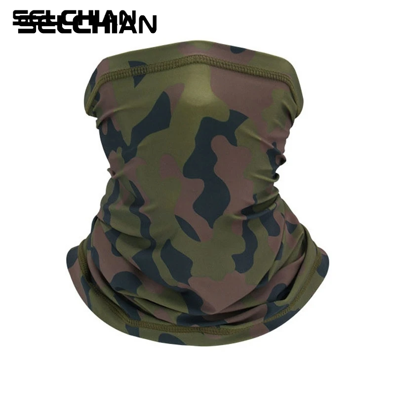 

Hot New Men Bandana Scarf Ring Women Headscarf Ski Half Face Mask Neck Hiking Scarves Cuello Balaclava Masks