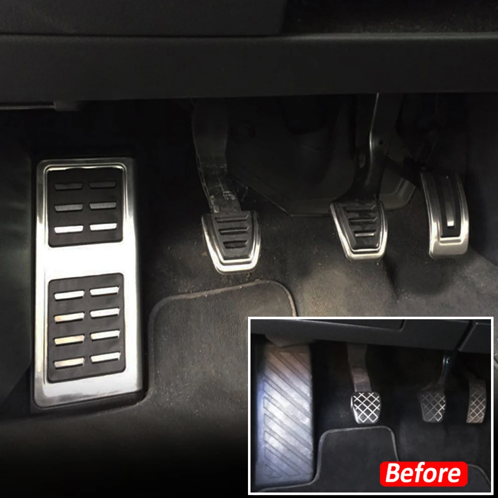 Xburstcar автомобильная педаль из нержавеющей стали для Volkswagen VW Golf 7 MK7 GTI Skoda Octavia A7 Rapid