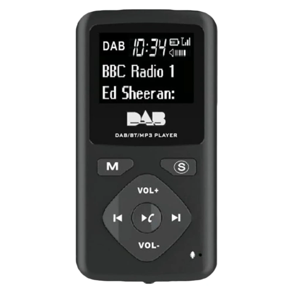 

Цифровое радио DAB/DAB, Bluetooth 4,0, персональный карманный FM Мини Портативный радиоприемник, наушники MP3, Micro-USB для дома