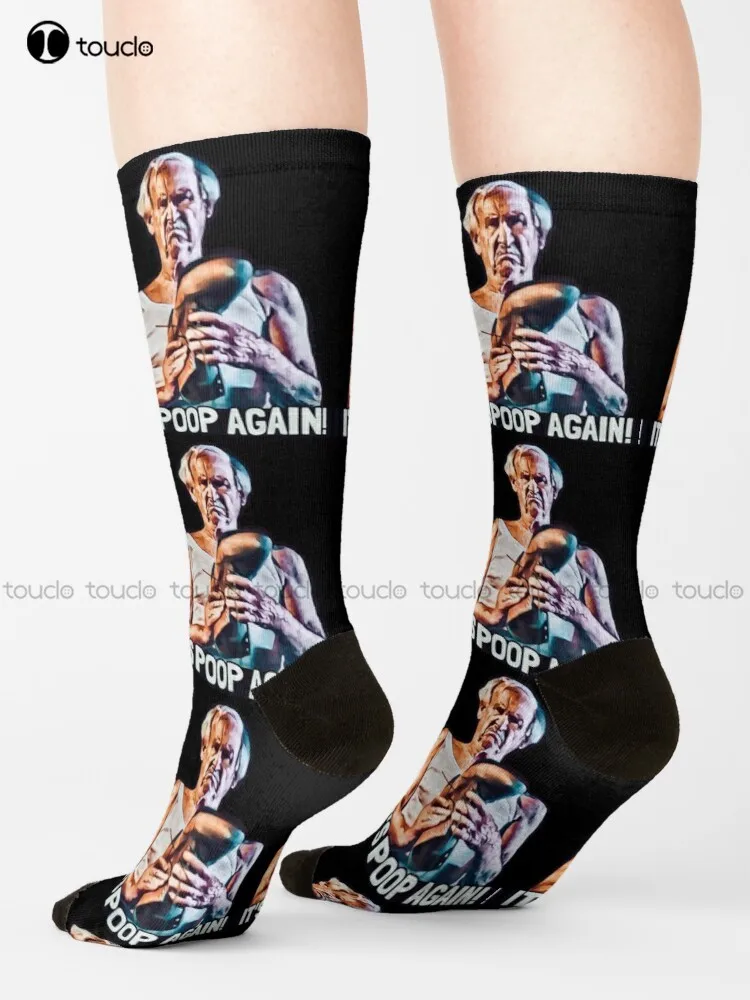 “It’S Poop Again!” Billy Madison Socks Black Socks Men High Quality Cute Elegant Lovely Kawaii Cartoon Sweet Harajuku Cotton Art