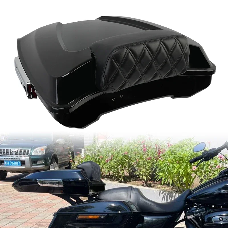 Для Harley Touring Street Glide Ultra Classic Road King 97-up защелки бритвенный Хвост сумка багажник Топ