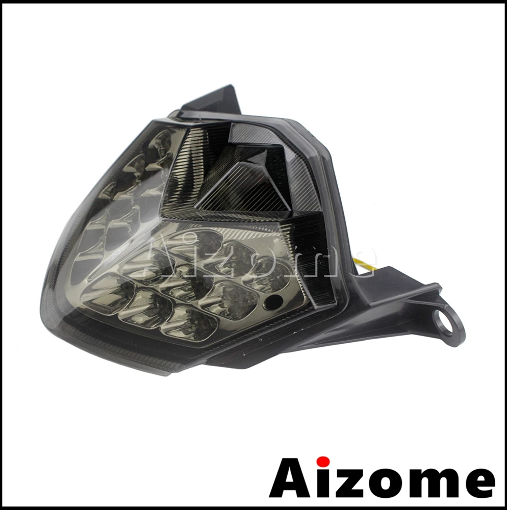 Дым/прозрачный светодиодный Встроенный задний фонарь для Kawasaki Z750 Z1000 стоп-сигнал