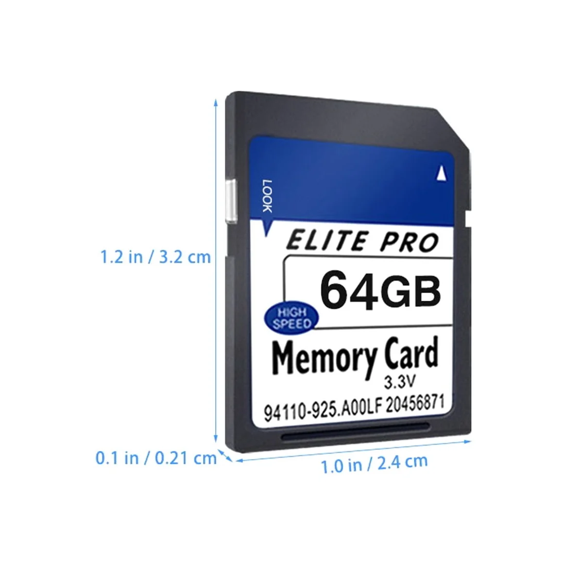 

SD Card 64GB Memory Card Flash Memory Card Surveillance Camera Memory Card Recorder Memory Card for SD Card