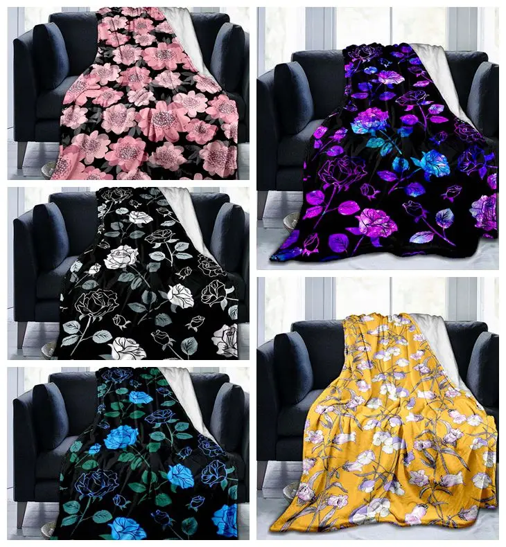 Фланелевое Одеяло для спальни дивана покрывало с рисунком звезд цветное