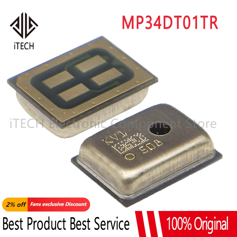 4 шт./партия, микрофон MP34DT01TR HCLGA MDV1.2 MP34DT 01TR