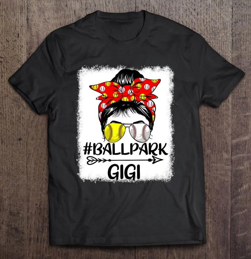 

Футболка мужская оверсайз в стиле Харадзюку, пучок волос, бальный парк, гиджи-Софтбол, бейсбол, День матери