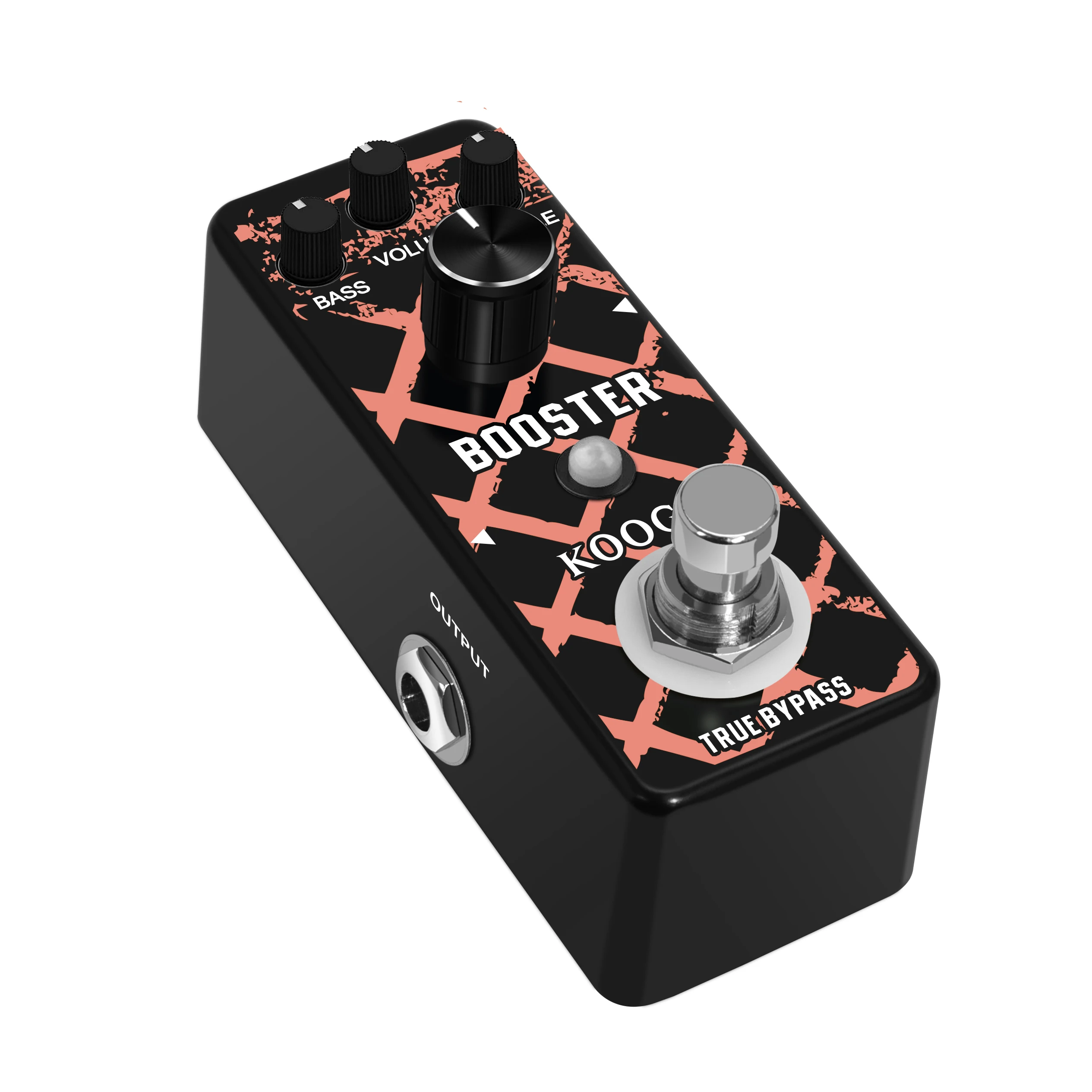 Koogo LEF-318 Guitar Booster Pedal Pure Boost Effect Pedals Analog Pure Signal Amplification Sound Encouraging