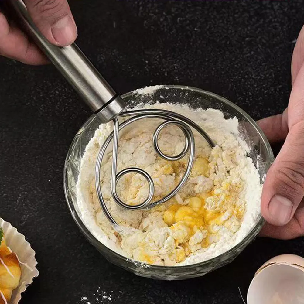 Стандартный Многофункциональный Ручной Венчик Для Теста С Двойным Кругом