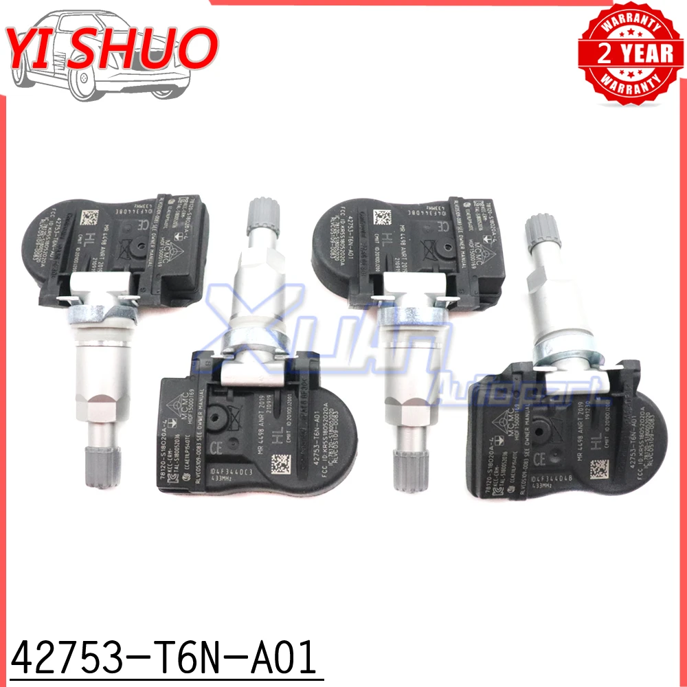 

Автомобильная система мониторинга давления в шинах TPMS 42753-T6N-A01 для Honda Odyssey Pilot Ridgeline Acura NSX RDX TLX 433 МГц