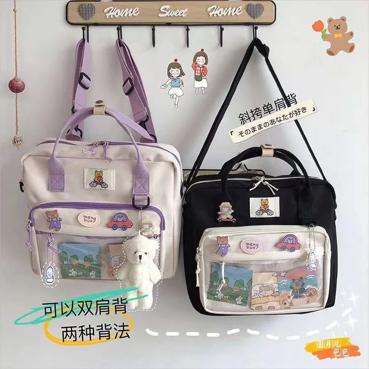 

Japanese Style School Bags For Teenage Girls Preppy Tote Bag Nylon Bag Backpack Women Shoulder Bag Mochila Feminina Bagpack Sac