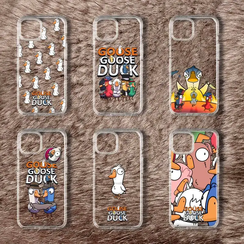 

Чехол для телефона гусиная утка для Samsung GalaxyS20 S21 S30 FE Lite Plus A21 A51S Note20, прозрачный чехол