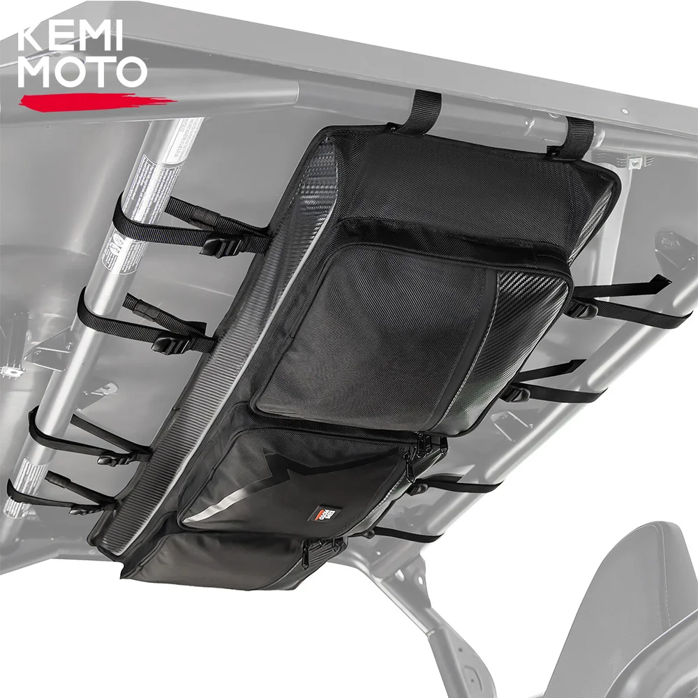 KEMIMOTO UTV Overhead Roof Bag for CFMOTO ZForce 950 SPORT / HO SPORT / HO EX / 1000 Sport, 16L 1680D Water-Resistant 2020-2022