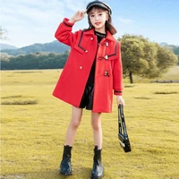 girls woolen coat jacket outwear 2022 beautiful plus thicken spring autumn cotton%c2%a0overcoat outfits%c2%a0sport tracksuits tops childre