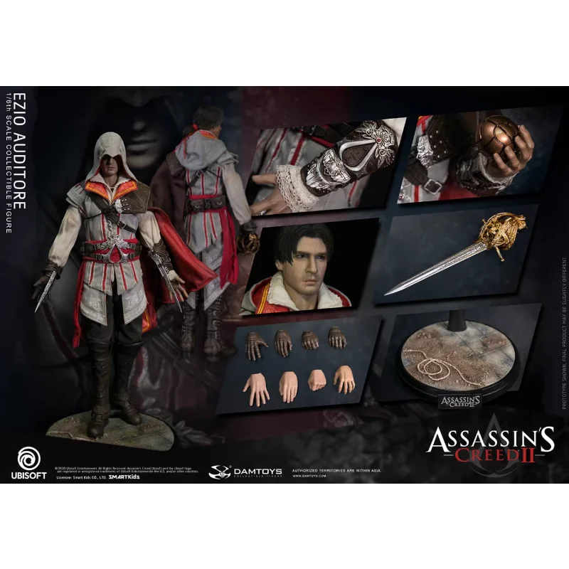 Экшн-фигурки DAMTOYS DAM 1/6 DMS012 Assassin Creed II Aigio EZIO, коллекция хобби