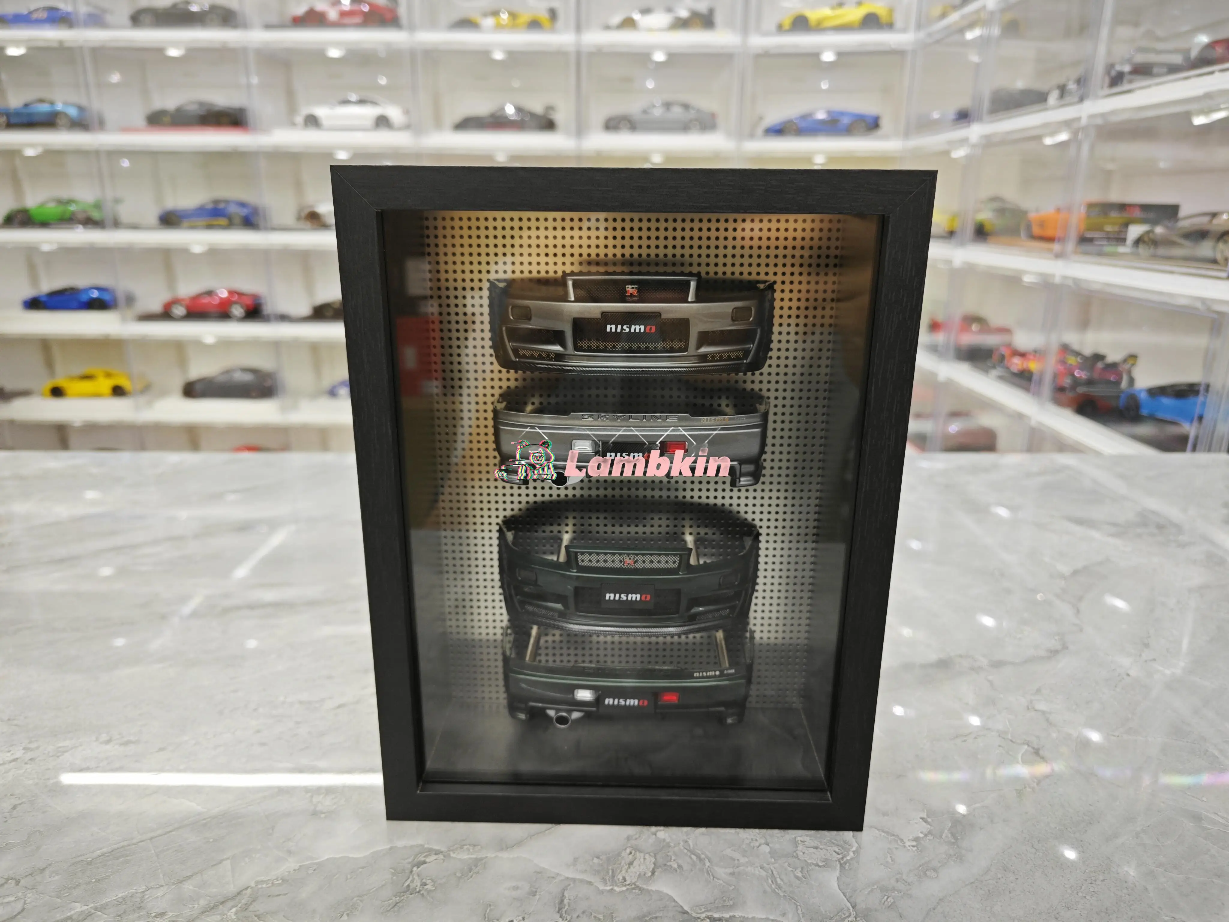 MOTORHELIX 1/18 R34 бампер фоторамка подарок украшение из сплава