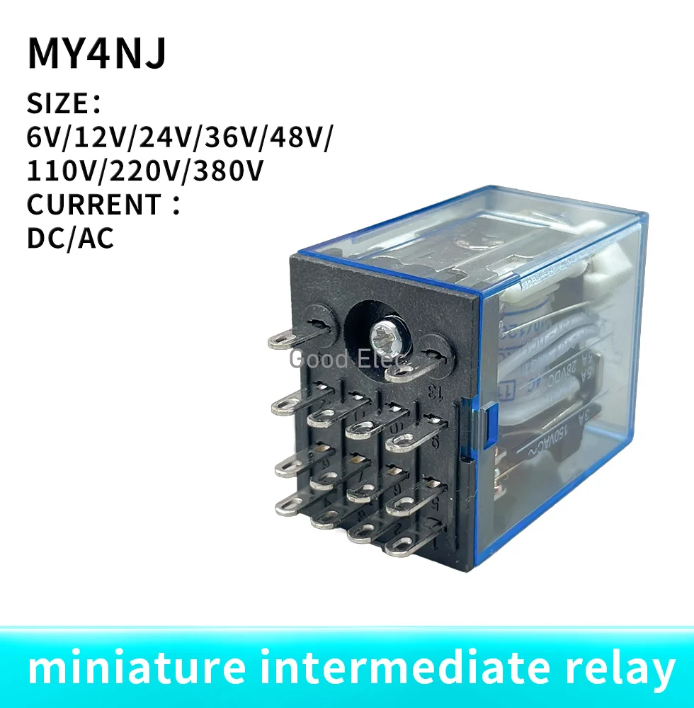 10 шт. 12 В 24 постоянного тока 110 220 переменного реле мощности катушки LY2NJ MY2NJ MY4NJ DPDT