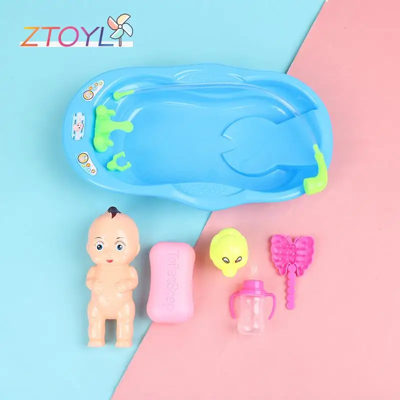 Baby Bath Toys Bath doll Yellow Duck suit Water Toy Infant Swim Tub Toys
