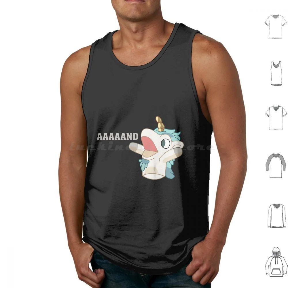 Майка Unicorse Aaaaaaaaaaand жилет без рукавов единорог джейет и Рита бинго хэлер Чили