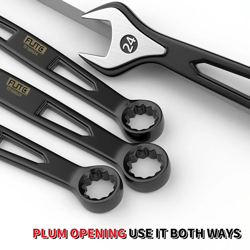 Кованая ручка из хром-ванадиевой стали с полой ручкой черный быстрый ключ